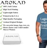 Customize Shirts Custom T Shirts Design Your Own Crew Neck Customized Tshirts - Image 3