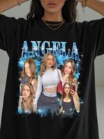 Custom Bootleg Rap Tee, Girlfriend Vintage Graphic T-Shirt, Personalized Photo Shirt, Valentine Birthday Gifts - Image 3