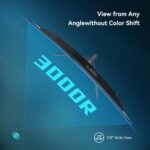 24 inch Curved Monitor 100Hz 1ms, Computer Gaming Monitor FHD 1920×1080P,3000:1 Contrast Ratio, with FreeSync & Eye-Care Technology, HDMI×1,VGA×1 for Gaming Home Office,Wall Mount Install - Image 9