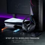 Turtle Beach Stealth 500 Wireless Amplified Gaming Headset for PS5, PS4, PC, Nintendo Switch, & Mobile – 40-Hr Battery, Bluetooth, Memory Foam Cushions, Flip-to-Mute Mic, EQ Presets – Black (Renewed) - Image 3