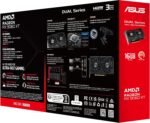ASUS Dual Radeon™ RX 9060 XT 16GB GDDR6 Graphics Card (PCIe 5.0, HDMI 2.1b, DisplayPort 2.1a, 2.5-Slot Design, Axial-tech Fan Design, 0dB Technology, and More) - Image 15