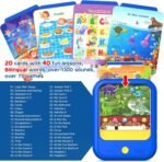 Kids Learning Tablet Educational Learning Pad for Toddlers 2-5 to Learn Alphabets, Numbers, Foods, Time, Music, Talking Cards for Toddlers，Learning Educational Toy Kids Gifts - Image 3