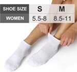 CS CELERSPORT 6 Pairs Women's Running Ankle Socks Athletic Sport Socks Cushioned - Image 4