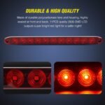 Nilight 2PCS 16Inch 11 LED Red Trailer Light Bar for Parking Stop Turn Signals Tail Brake DOT Compliant IP65 Waterproof Truck ID Marker - Image 4