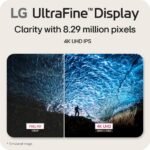 LG 27US500-W Ultrafine Monitor 27-Inch 4K UHD (3840x2160) HDR10 IPS Borderless Design Reader Mode Flicker Safe Switch App HDMI DisplayPort - White - Image 3