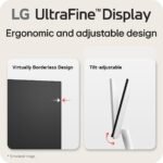 LG 27US500-W Ultrafine Monitor 27-Inch 4K UHD (3840x2160) HDR10 IPS Borderless Design Reader Mode Flicker Safe Switch App HDMI DisplayPort - White - Image 5