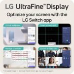 LG 27US500-W Ultrafine Monitor 27-Inch 4K UHD (3840x2160) HDR10 IPS Borderless Design Reader Mode Flicker Safe Switch App HDMI DisplayPort - White - Image 6