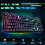 Redragon Updated S107 Gaming Keyboard and Mouse, RGB Gaming Keyboard and 10000 DPI Mouse Combo with 25-Key Anti-Ghosting, 1K Hz Programmable Mice with Software, Plug & Play to PC, Laptop [Upgrade] - Image 3