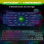 Redragon Updated S107 Gaming Keyboard and Mouse, RGB Gaming Keyboard and 10000 DPI Mouse Combo with 25-Key Anti-Ghosting, 1K Hz Programmable Mice with Software, Plug & Play to PC, Laptop [Upgrade] - Image 6