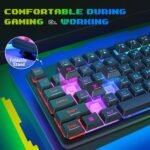 Redragon Updated S107 Gaming Keyboard and Mouse, RGB Gaming Keyboard and 10000 DPI Mouse Combo with 25-Key Anti-Ghosting, 1K Hz Programmable Mice with Software, Plug & Play to PC, Laptop [Upgrade] - Image 7