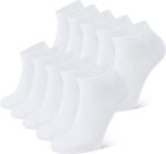 CLOSEMATE 5/10 Pairs Ankle Socks for Men Women Cotton Comfortable Non Slip Low Cut for Casual - Image 9