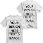Custom T-Shirt for Men, Women & Kids, Unisex Fit, Customized Shirts, Add Any Image & Text, Birthday Graduation, Vacation Black - Image 7