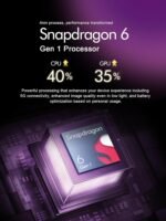 T-Mobile Revvl 7 Pro 5G Unlocked Smartphone, 256GB, Azurite Blue - Image 4