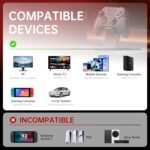 GUSGU G7 Wireless Gaming Controller with Interactive Screen, 1000Hz Polling Rate, Hall Joysticks & Triggers, 4 Programmable Buttons, Compatible with PC, Switch1, PS4, iOS, Android, Gray - Image 3