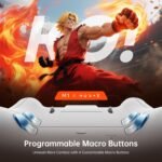 GUSGU G7 Wireless Gaming Controller with Interactive Screen, 1000Hz Polling Rate, Hall Joysticks & Triggers, 4 Programmable Buttons, Compatible with PC, Switch1, PS4, iOS, Android, Gray - Image 8