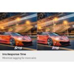 Samsung 27” Odyssey G7 G70F FHD Resolution Gaming Monitor, Fast IPS Dual Mode, 4K 180Hz Refresh Rate, NVIDIA G-Sync Compatible, AMD FreeSync™ Premium, Ergonomic Stand, LS27FG706ENXZA - Image 8