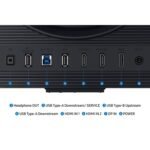 Samsung 27” Odyssey G7 G70F FHD Resolution Gaming Monitor, Fast IPS Dual Mode, 4K 180Hz Refresh Rate, NVIDIA G-Sync Compatible, AMD FreeSync™ Premium, Ergonomic Stand, LS27FG706ENXZA - Image 9