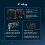 ASUS Prime Radeon™ RX 9060 XT 16GB GDDR6 OC Edition Graphics Card (PCIe 5.0, HDMI/DP 2.1, 2.5-Slot Design, axial-tech Fans, Dual Ball Fan Bearings, Dual BIOS, GPU Guard) - Image 4