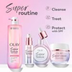 Olay Super Serum Trial Size - Niacinamide, Vitamin C & E, Collagen Peptide, AHA - 5-in-1 Skin Care Benefits - Healthy Glow, Brightening, Hydrating, Smoothing, Firming, Evens Tone, Anti-Aging, 0.4 Oz - Image 13