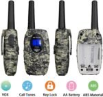 Retevis RT628 Kids Walkie Talkies,Army Toys for 6-12 Year Old Boys Girls,FRS Walky Talky with Key Lock,Gift for Outdoor Adventure Camping Hunt Trip(2 Pack,Camo) - Image 3