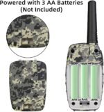 Retevis RT628 Kids Walkie Talkies,Army Toys for 6-12 Year Old Boys Girls,FRS Walky Talky with Key Lock,Gift for Outdoor Adventure Camping Hunt Trip(2 Pack,Camo) - Image 6