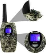 Retevis RT628 Kids Walkie Talkies,Army Toys for 6-12 Year Old Boys Girls,FRS Walky Talky with Key Lock,Gift for Outdoor Adventure Camping Hunt Trip(2 Pack,Camo) - Image 7