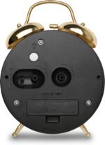 Westclox Big Ben Twin Bell Alarm Clock | Loud Alarm Clock for Heavy Sleepers | Battery Operated Clock with Backlight for Bedside Table, Bedroom, Kids Room, Desk (Gold, 4") - Image 4