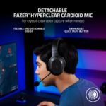 Razer Barracuda X Wireless Gaming & Mobile Headset (PC, PlayStation, Switch 2, Android, iOS): 2.4GHz Wireless + Bluetooth - Lightweight - 40mm Drivers - Detachable Mic - 50 Hr Battery - Black - Image 5