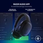 Razer Barracuda X Wireless Gaming & Mobile Headset (PC, PlayStation, Switch 2, Android, iOS): 2.4GHz Wireless + Bluetooth - Lightweight - 40mm Drivers - Detachable Mic - 50 Hr Battery - Black - Image 6