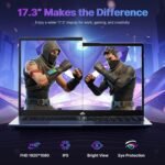 NIMO 17.3 Gaming-Laptop Ryzen 9 8945HS (Beat i9-13900H, Up to 5.2GHz) 16GB RAM, 1TB SSD, Radeon 780M, PD 100W Type-C AI-Enhanced for Copilot VR Ready, Backlit Keyboard, Fingerprint - Image 6