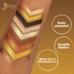 Juvia's Place Palette The Warrior - Warm Golds, Browns & Bronzes, Shades of 9, Warm and Neutral Palette, Pigmented Makeup Palette Eye Color & Shine - Image 3