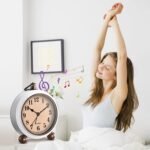 Analog Alarm Clock,Battery Powered Desk Clocks with Night Light,Silent Non Ticking,Retro Simply Design Alarm Clocks for Living Room, Bedroom, Bedside,Dormitory,Decor,Gift (White) - Image 4