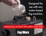 FogWorx Fog Juice - 1 Gallon of Organic Fog Fluid (128 oz) - Medium Density, High Output, Long Lasting Fog Machine Fluid for 400 Watt to 1500 Watt Machines - Image 4