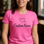 Ladies Customized Fan Tee Shirt, Design Your Own by Uploading Photos, Text, Logos Or Any Design, Custom Gifts - Image 4