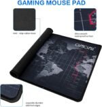 Gaming LED Keyboard Mouse Headset and Mousepad Bundle, CHONCHOW Wired Rainbow LED Light Up Gaming Keyboard Mouse Headset, Value 4 in 1 Game Set for Xbox PS4 PS5 PC Laptop Gamer - Image 7