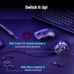 ASUS ROG Gladius III Core Wired Gaming Mouse – Right-Handed Ergonomic, 72g, 12K DPI, ROG Paracord, Push-Fit Switch Sockets/Hot-Swappable Switches, Gear Link Web-Based Configuration, PC/Mac Support - Image 5