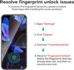 OMOTON 3+2 Pack for Google Pixel 9 Pro XL Screen Protector 6.8 Inch, 3 Tempered Glass Film & 2 Camera Lens Protector, Bubble-free, HD Clear, Not for 9 Pro/ 9 - Image 4