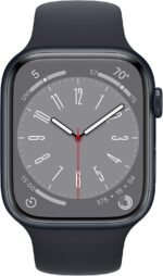 Apple Watch Series 8 [GPS + Cellular, 45mm] - Midnight Aluminum Case with Midnight Sport Band, M/L (Renewed) - Image 3