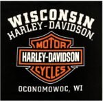 Harley-Davidson Men's Custom Freedom Short Sleeve Crew Neck Tee - Black - Image 3