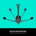 Logitech H111 Wired Headset, Stereo Headphones with Noise-Cancelling Microphone, 3.5 mm Audio Jack, PC/Mac/Laptop/Smartphone/Tablet - Black - Image 6