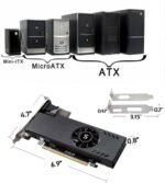 Radeon RX 550 Low Profile Graphics Card, 4GB GDDR5 128-bit, HDMI VGA DVI-D, Video Card for PC Gaming, Computer GPU, for Desktop SFF Small Form Factor, DirectX 12 - Image 4