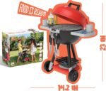 JOYIN Kitchen Toy Set, BBQ Play Grill, Cooking Toy Set, Little Chef Play, Kids Grill Playset Interactive BBQ for Kids with Light & Sound, Birthday Gift for 2 3 4 Year Old Boys Girls Outdoor Toys - Image 8