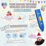 Bilingual Interactive World Map for Kids Learning and Educational Toys, Talking Electronic Kids World Map i-Poster Geography Games Ages 3 to 12 Years Old, Custom Talking Birthday Gifts Card - Image 3