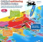 Bilingual Interactive World Map for Kids Learning and Educational Toys, Talking Electronic Kids World Map i-Poster Geography Games Ages 3 to 12 Years Old, Custom Talking Birthday Gifts Card - Image 5