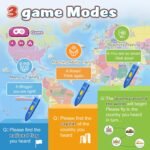 Bilingual Interactive World Map for Kids Learning and Educational Toys, Talking Electronic Kids World Map i-Poster Geography Games Ages 3 to 12 Years Old, Custom Talking Birthday Gifts Card - Image 6