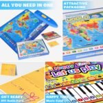 Bilingual Interactive World Map for Kids Learning and Educational Toys, Talking Electronic Kids World Map i-Poster Geography Games Ages 3 to 12 Years Old, Custom Talking Birthday Gifts Card - Image 8