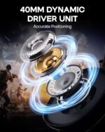 EPOMAKER X Aula G7 Pro Wireless Gaming Headset, Dual Mode BT5.3 & 2.4GHz, 7.1 Surround Sound, 80+ Hour Battery, RGB Light, with Noise Canceling Mic for PS5, PS4, Switch, PC (Pink) - Image 5