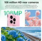 16 Ultra 5G Unlocked Phones, Built in Pen, Smartphone Battery 7000mAh 6.8" HD Screen Unlocked Cell Phone, 12+512GB Android14, Face ID/Fingerprint Lock/GPS (Pink) - Image 7