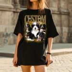 Custom Bootleg T-Shirt - Personalized Rap Graphic Tee with Photo & Text - Customized Gift for Boyfriend & Girlfriend - Image 4