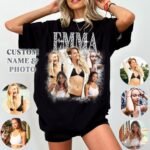 Custom Bootleg T-Shirt - Personalized Rap Graphic Tee with Photo & Text - Customized Gift for Boyfriend & Girlfriend - Image 5